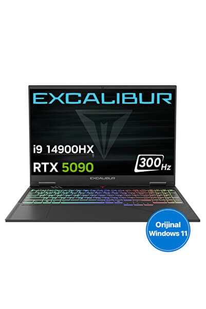 CASPER Excalibur G920 i9-14900HX 64GB 2TB+2TB RTX5090 24GB 300Hz 16" Gaming Laptop G920.1490-EN90H-E
