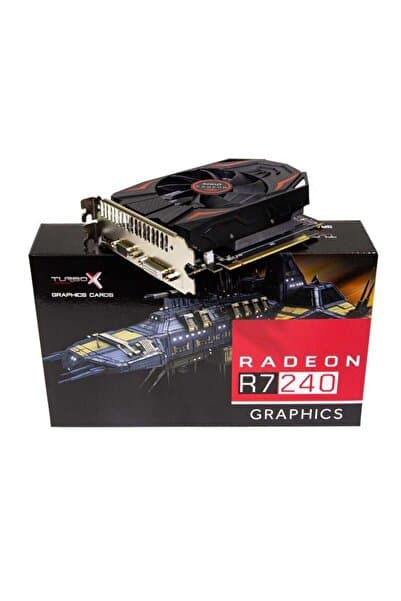 TURBOX Knight Zen Max R7 240 Amd GDDR5 128Bit Vga.Dvi.Hdmi Tek Fan 4GB Ekran Kartı