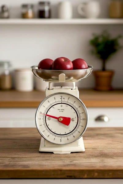 Kitchen Life 90’s Style Retro Analog Mutfak Terazisi 2 kg kapasiteli Mutfak Tartısı