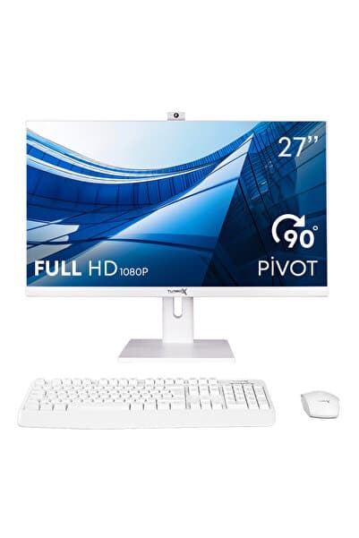 TURBOX TAx748 i5 6400 8GB Ram 256GB M.2 NVMe SSD 27 inç FHD Webcam All In One PC