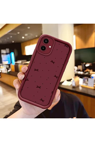 ARTISHELL Samsung Galaxy A06 Uyumlu, güzel fiyonk desenli silikon telefon kılıfı