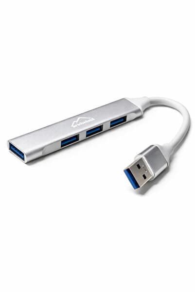 Arkhelais USB Çoklayıcı 4 Port USB Hub - 1 USB 3.0 + 3 USB 2.0 Mini Tak Çalıştır Laptop Bilgisayar USB Çoğaltıcı