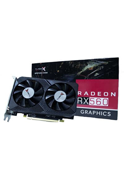 TURBOX Arcade Hero N RX560 Amd GDDR5 128Bit Dvi.Hdmi.Display Çift Fan 4GB Ekran Kartı (Box)