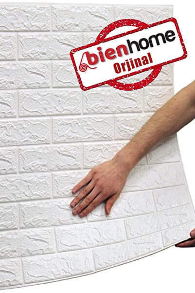 Bien Home Duvar Paneli Beyaz 3d Dekoratif Kendinden Yapışkanlı Esnek Duvar Paneli Kağıdı Kaplama Köpük