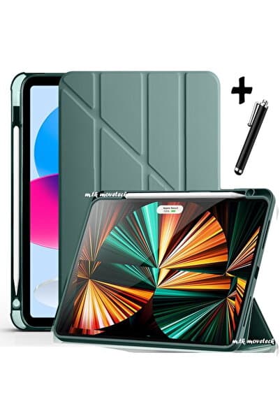 m.tk moveteck Samsung Galaxy Tab A11 8.7 inç Tablet Kılıfı Kalem Bölmeli Uyku Modlu Standlı Sm-X130 X133 X135