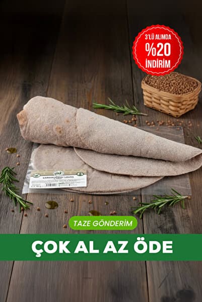 EBRULİ DOĞAL BAKKAL by beys Glutensiz Vegan Karabuğday Lavaş (2 ADET)