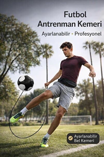 Leyaton Ayarlanabilir Futbol Antrenman Kemeri Top Tutucu Bel Kemeri Antreman Egzersiz Aleti