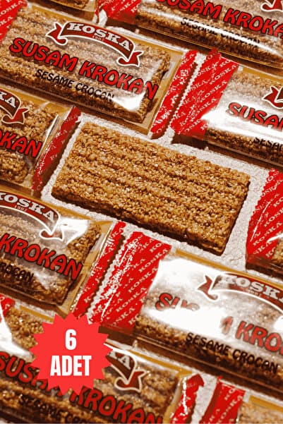 6'lı Paket Susam Krokan 6X40 Gr