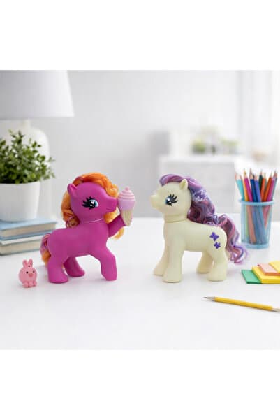 zirve oyuncak 2’li Pony Figür Oyuncak Seti Kutulu Renkli At Oyuncak Çocuk Oyuncağı