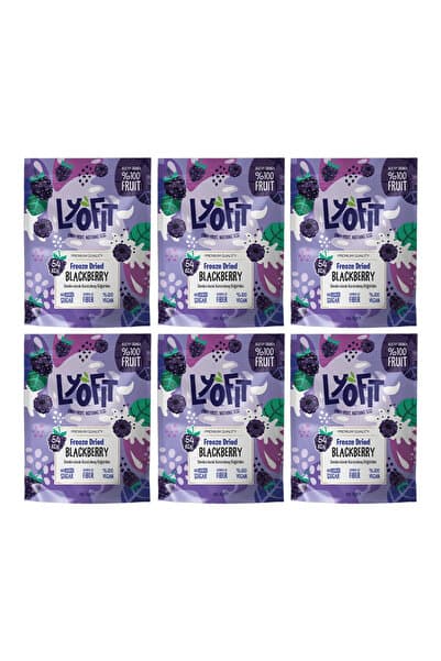Lyofit Food Freeze Dried Böğürtlen 15g 6 Adet