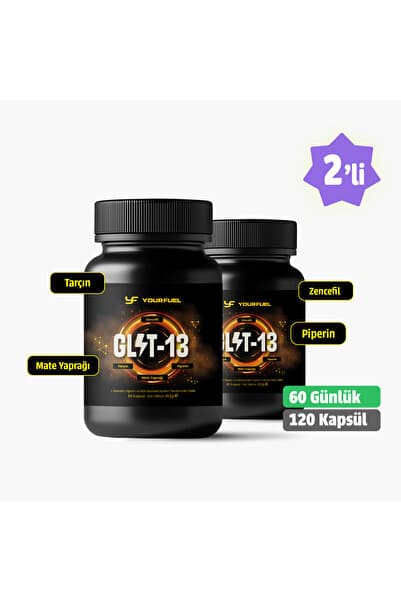 GL1T-13 L-Karnitin & Bitkisel Ekstreli 120 Kapsül (60 Günlük) 2’li Paket