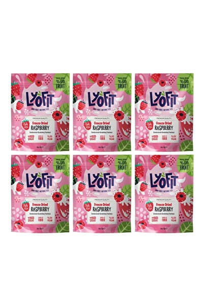 Lyofit Food Freeze Dried Frambuaz 15g 6 Adet