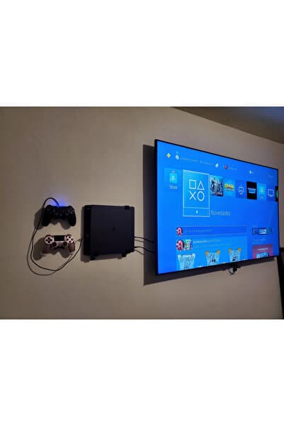 DU&ER PS4 Slim Duvar Askı Aparatı – Konsol Düzenleyici Montaj Parçası