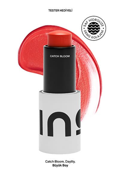 INO Cosmetic Daylily Stick Ruj & Allık 8,77Gr (Saf Kolajen)
