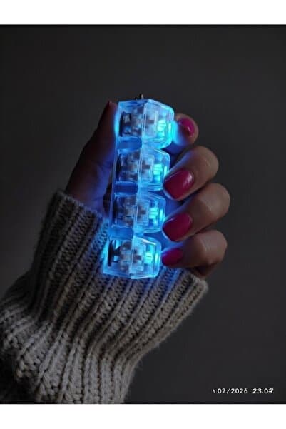 Işıklı stres giderici click sesli ışıklı klavye LED ışıklı klavye anahtarlık KARIŞIK RENK GÖNDERİLİR