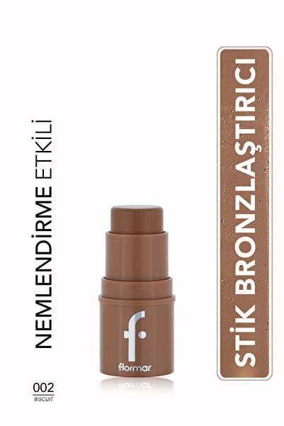 Flormar To Go Doğal Bitişli & Nemlendirme Etkili Kremsi Stick Bronzer - 002 BISCUIT