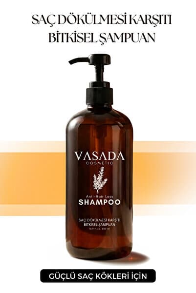 Vasada Saç Dökülmesi Karşıtı Biotin Ve Keratin Katkılı Sülfatsız Bitkisel Şampuan 500 ml