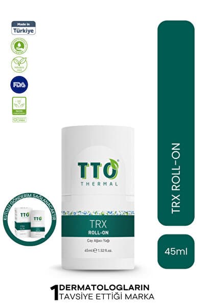 TTO TRX Terleme Önleyici Roll-On - El, Ayak ve Koltuk Altı İçin 45 ml