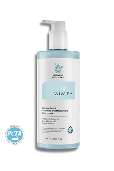WIWIFY Yoğun Nemlendirici & Onarıcı Vücut Kremi (Intensive Moisturizing Body Lotion %5 Urea + Ceramide)