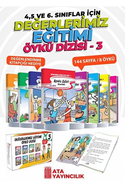 Ata Yayıncılık Değerlerimiz Öykü Dizisi-3 (5, 6, 7 ve 8. Sınıflar)