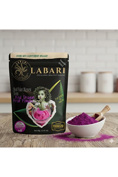 Labari Dondurularak Kurutulmuş Kırmızı (Mor) Ejder Meyvesi Tozu 40 gram