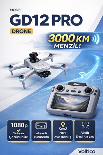 Voltico PRO GPS Akıllı Drone Profesyonel Çekim • Uzun Menzil • Akıllı Uçuş Teknolojisi
