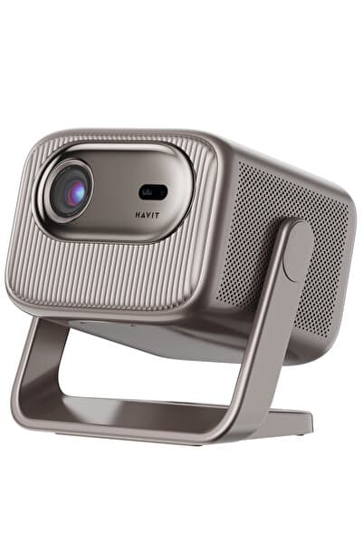 PJ800 Plus 4K Destekli Akıllı Projeksiyon Cihazı - 600 ANSI Lümen - Google TV - Bataryalı