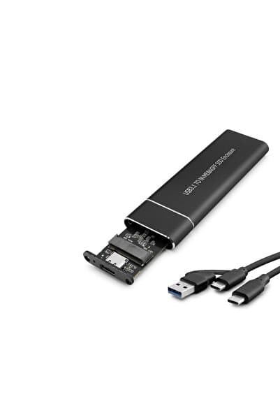 Skygo SSD Kutu Type-C 3.1 + Usb3.0 Nvme M2 Chıp Jms581D Siyah HDX1769