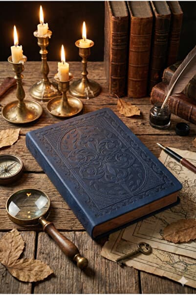 Victoria's Journals Vintage Old Book Defter 14x20 cm. 80gr. 160 Yaprak.Çizgili