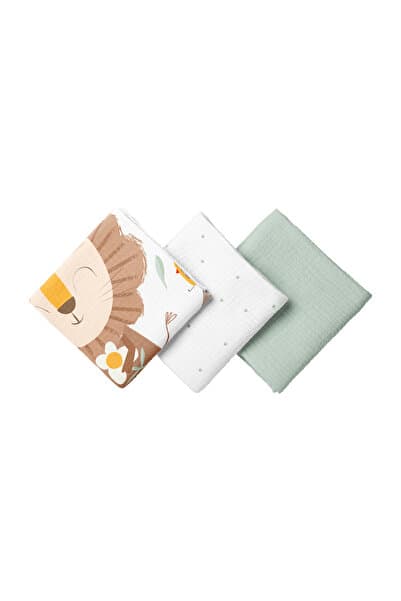 Casadora Baby Simba 3'lü Müslin Örtü Seti- 3x(50x50)