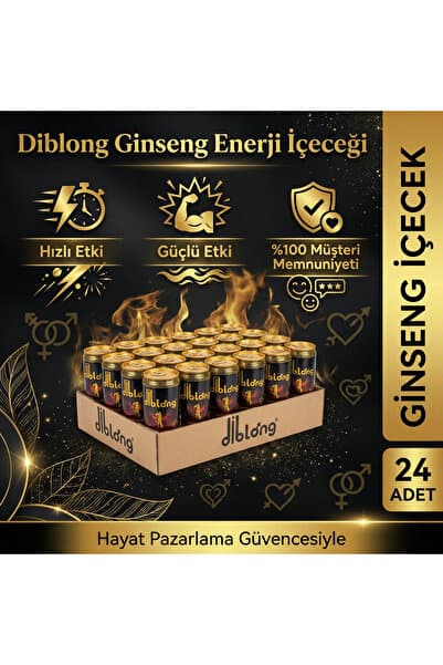 Diblong Ginsengli Enerji İçeceği - 24 Adet Dev Set ( Gizli Gönderim )