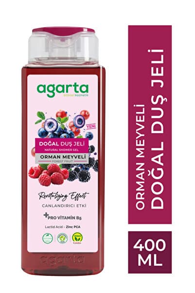 Agarta Doğal Orman Meyveli Duş Jeli 400 ml