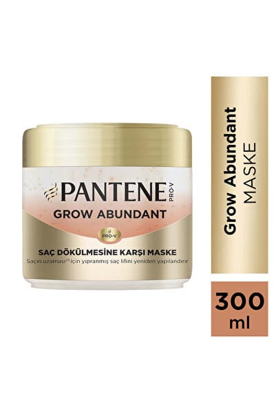 Pantene Grow Abundant Saç Dökülmesi Karşıtı Maske 300ml