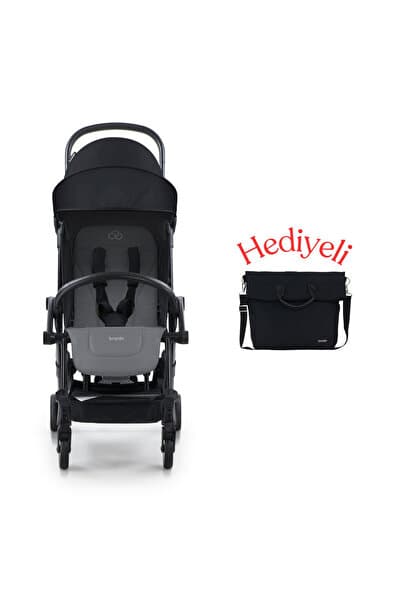 Bumprider Connect³ Bebek Arabası Black-Grey Melange & Yan Bakım Çantası Hediyeli