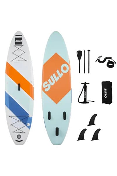 Sullo 320 cm x 81 cm x 15 Cm Şişme Paddle Board – Şişme Sup Board 150 kg Taşır Şişme Sörf Tahtası