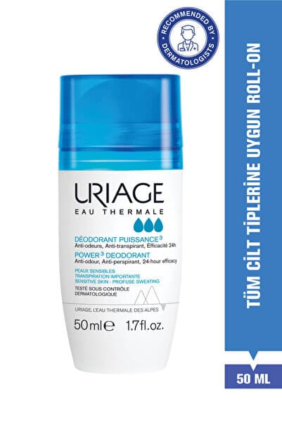 Uriage HYGIENE Hassas Ciltlere Özel Alkolsüz Roll-on Deodorant 50 ml