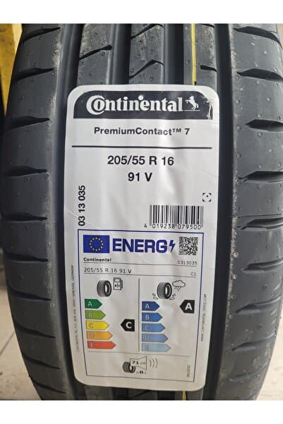 Continental 205/55r16 Premium Contact7 91V Set Olarak (4ADET) Yazlık 2026 Üretim*