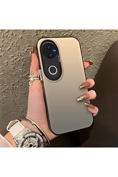 PATTERNOVA Vivo V50 Uyumlu Yüksek Kaliteli Sade Kılıf, Silikon Darbeye Dayanıklı Moda