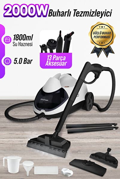 auhma AST-04 2000W Buharlı Temizleyici – 1.8L Çok Amaçlı Buhar Makinesi Dezenfeksiyon & Koltuk Zemin