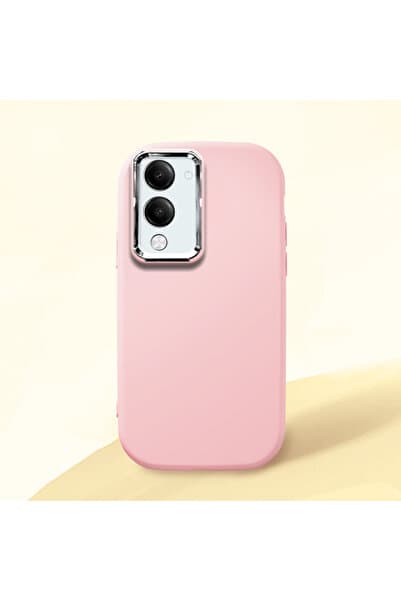 PATTERNOVA Vivo Y04/Y04S Uyumlu Sade Düz Renk Sert Silikon Kılıf, Çizilmelere Dayanıklı