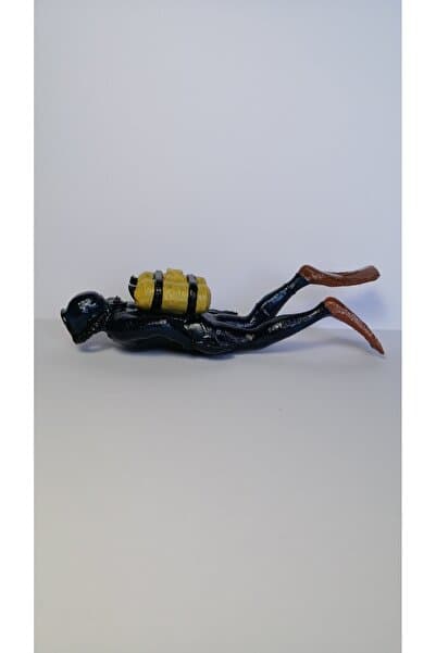 3deepdesign 3D Baskı Minyatür 14 Cm SADECE Akvaryuma Özel Dalgıç-Akvaryum Dekor ve Süs
