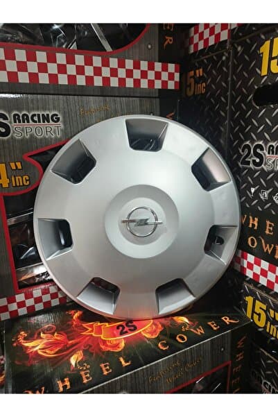 Universal Opel Corsa / Astra / Vectra / Meriva Uyumlu 14 inç Jant Kapağı 4'lü Takım Amblem Hediyeli