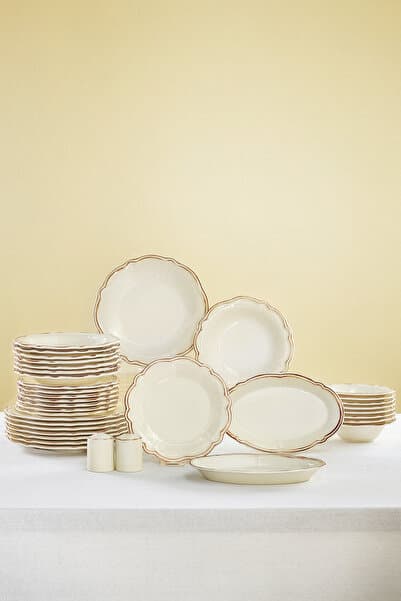 Antik 36 Parça 8 Kişilik Yemek Takımı