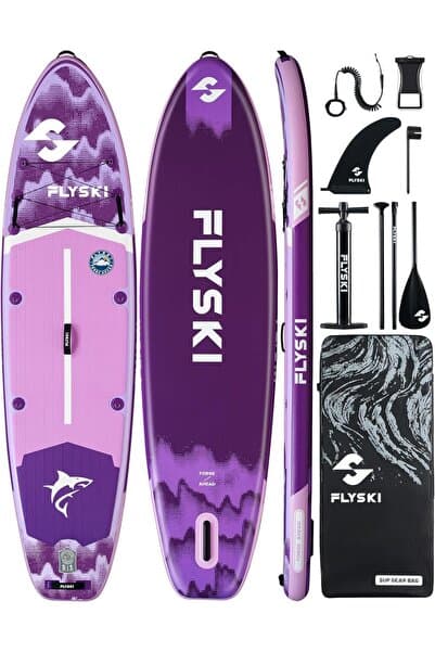 FLYPARK 335x86x15 cm Şişme Paddle Board – Şişme Sup Board 195 kg Taşıma Kapasiteli Aile & Yoga SUP Ş