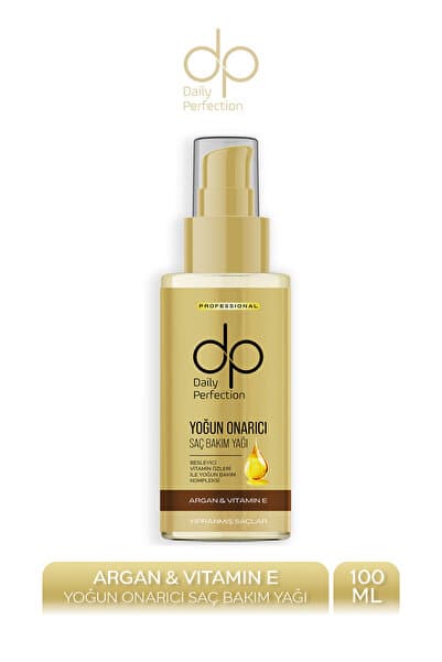 dp Daily Perfection Saç Bakım Yağı Argan Yağlı ve E Vitaminli 100 ml