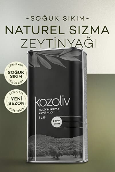 Soğuk Sıkım Natürel Sızma Zeytinyağı 1 LT