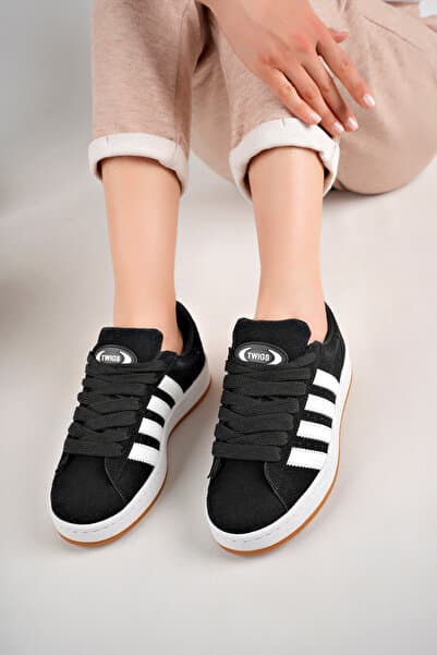 Freemax Spor Sneaker Ayakkabı Siyah Beyaz