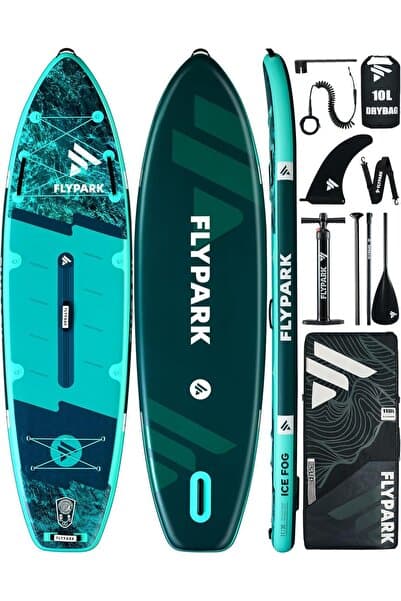 FLYPARK 335x89x15 cm Şişme Paddle Board – Şişme Sup Board 195 kg Taşıma Kapasiteli Aile & Yoga SUP Ş