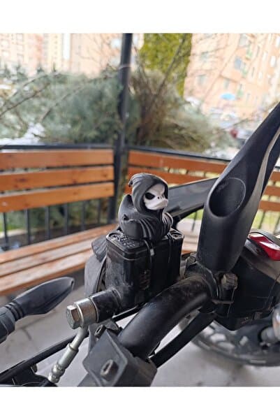 3DreaMaker Motosiklet, Scooter, Bisikilet Aksesuarı (Gidona, Hidroliğe Takılan Ve Yapışabilen Süs)Azrail Ördek