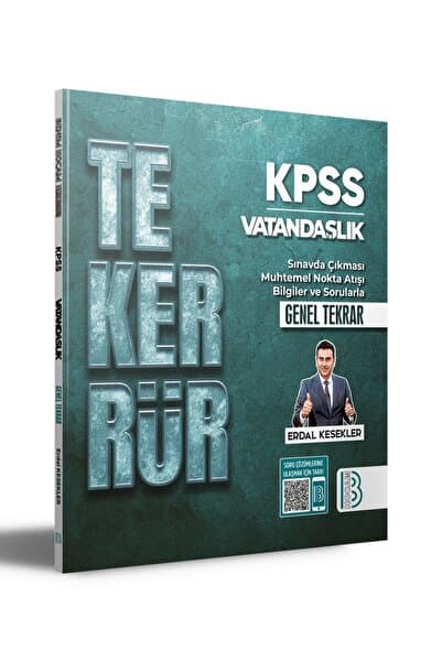 Benim Hocam Yayınları TEKERRÜR KPSS Vatandaşlık Genel Tekrar Kampı